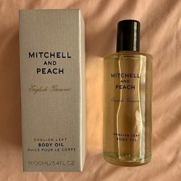 New! Mitchell and Peach English Leaf Body Oil - Picture 2 of 3
